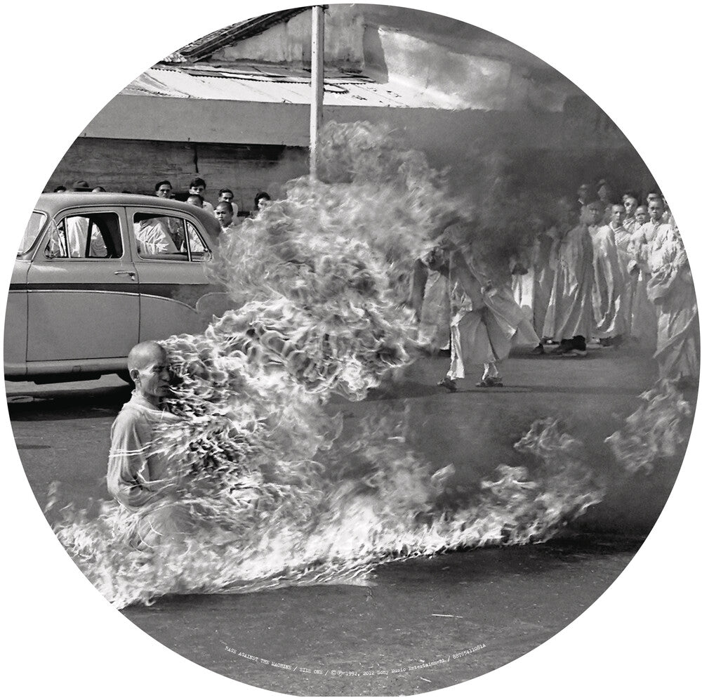 the album cover for Rage Against The Machine - Rage Against The Machine [Limited Edition Picture Disc LP]