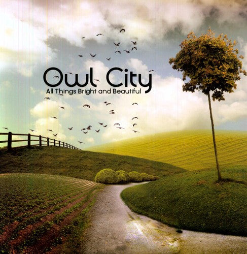 the album cover for Owl City - All Things Bright and Beautiful