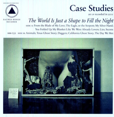 the album cover for Case Studies - The World Is Just A Shape To Fill The Night