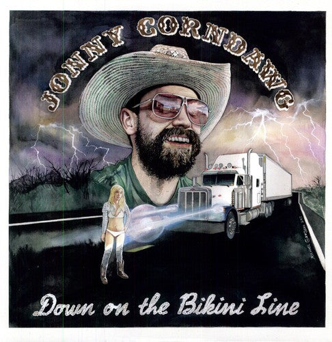 the album cover for Jonny Corndawg - Down On The Bikini Line