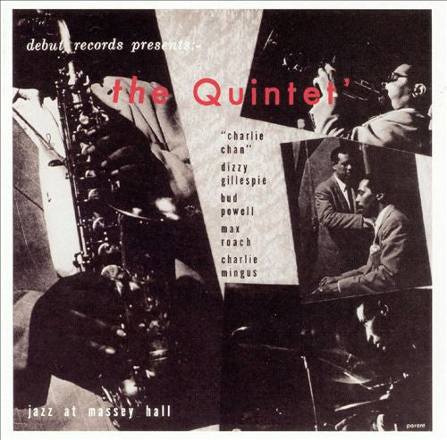 the album cover for Quintet - Jazz at Massey Hall