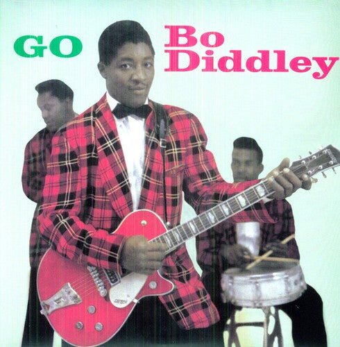 the album cover for Bo Diddley - Go Bo Diddley