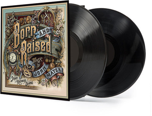 the album cover for John Mayer - Born And Raised [Vinyl]
