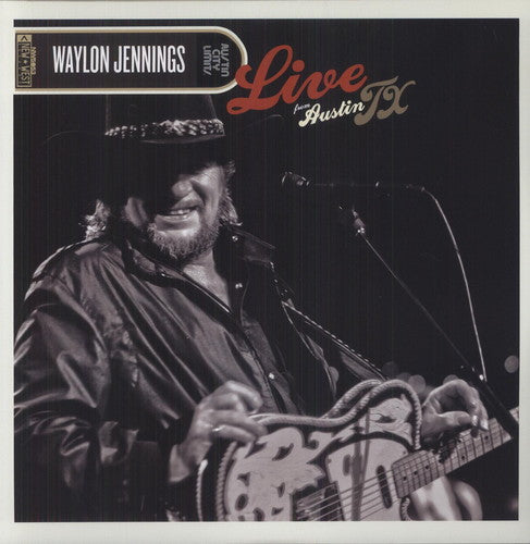 the album cover for Waylon Jennings - Live From Austin, TX '89 [LP]