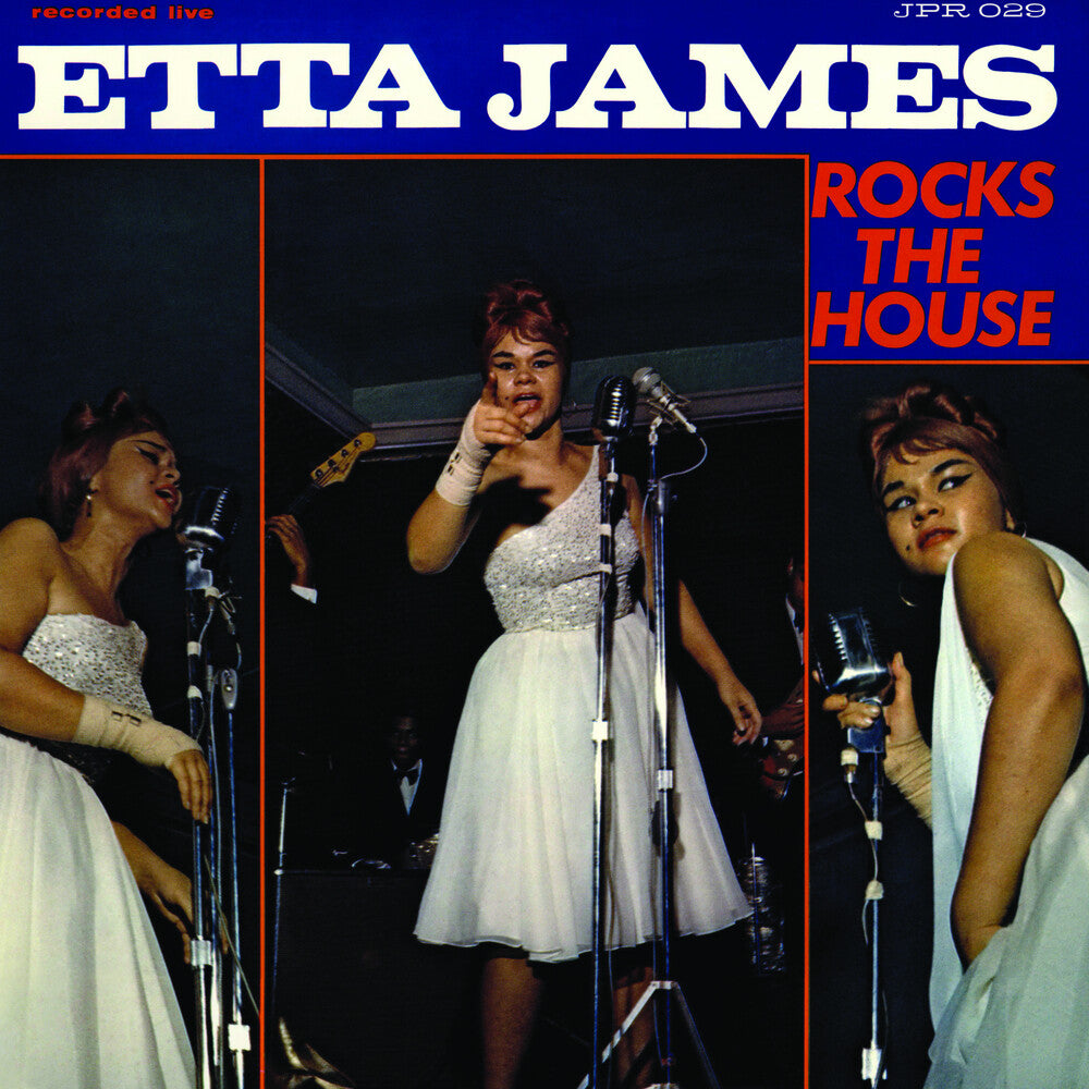 the album cover for Etta James - Rocks the House