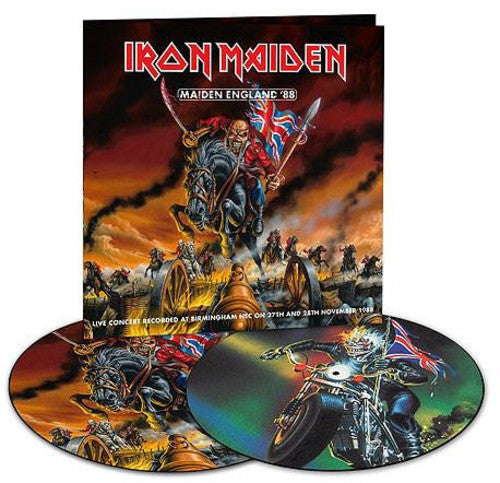 the album cover for Iron Maiden - Maiden England: Live