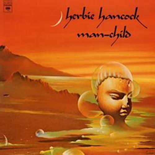 the album cover for Herbie Hancock - Man-Child