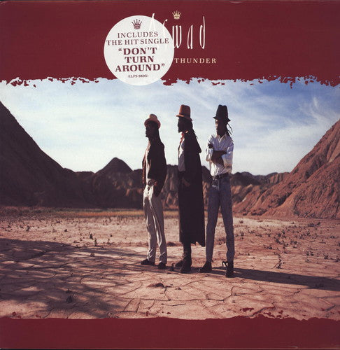 the album cover for Aswad - Distant Thunder (Don't Turn Around)