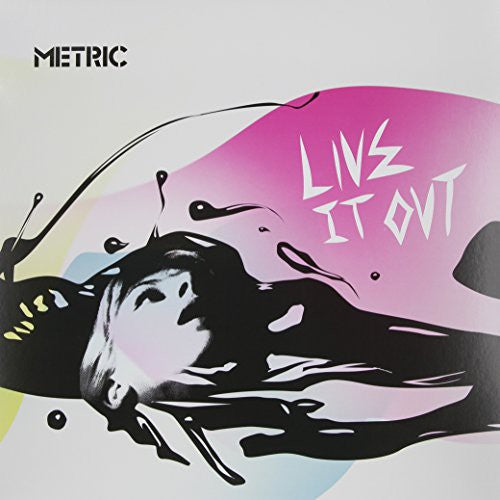 the album cover for Metric - Live It Out