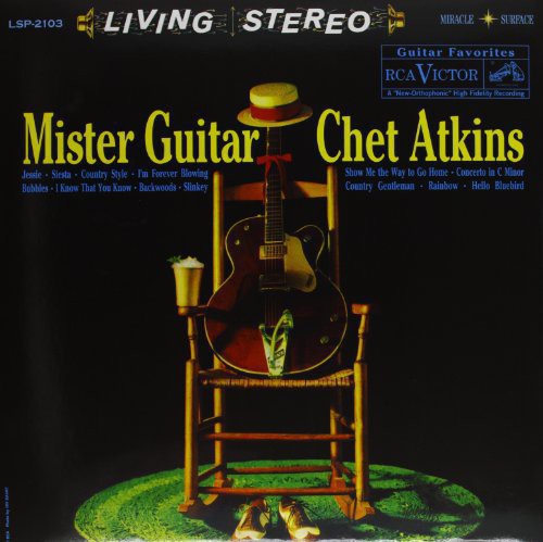 the album cover for Chet Atkins - Mister Guitar