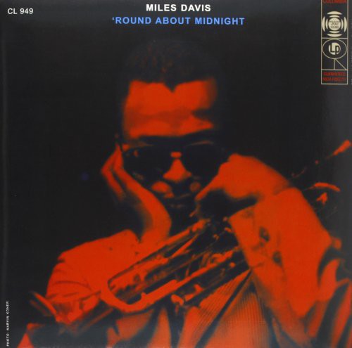 the album cover for Miles Davis - 'Round About Midnight