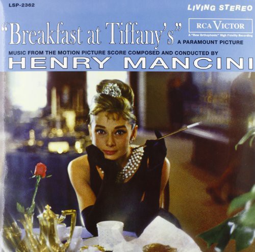 the album cover for Henry Mancini - Breakfast at Tiffany's (Music From the Motion Picture Score)
