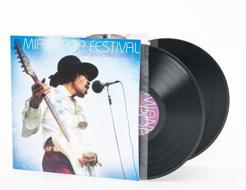 the album cover for The Jimi Hendrix Experience - Miami Pop Festival [Vinyl]