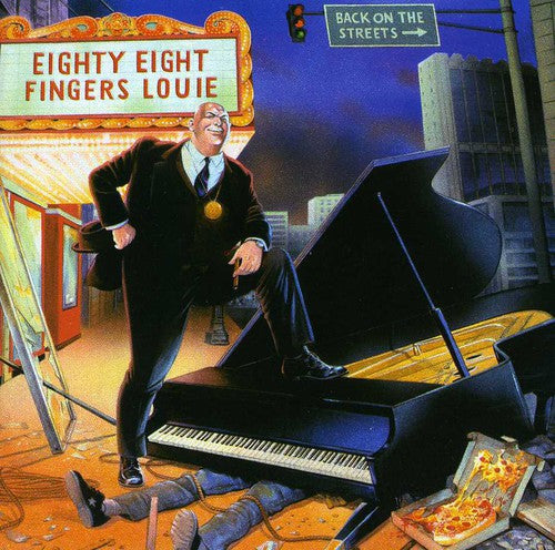 the album cover for 88 Fingers Louie - Back on the Streets