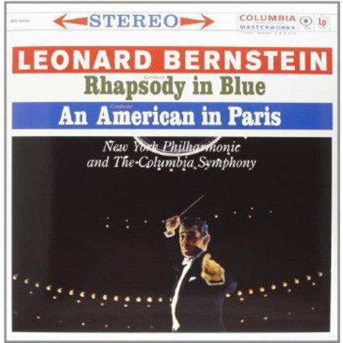 the album cover for Gershwin / Bernstein - Rhapsody in Blue: An American in Paris