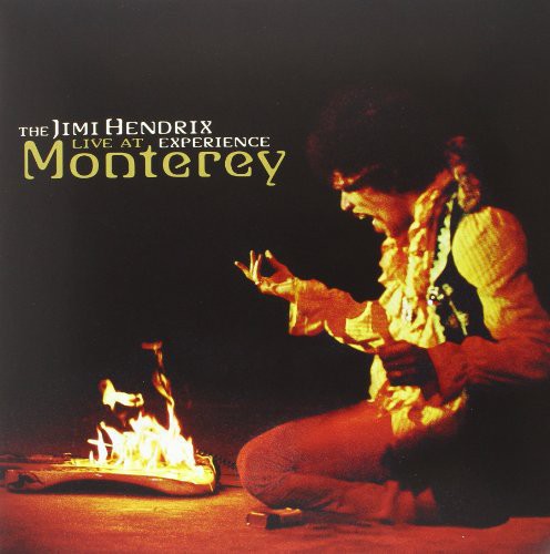 the album cover for Jimi Hendrix - Live at Monterey