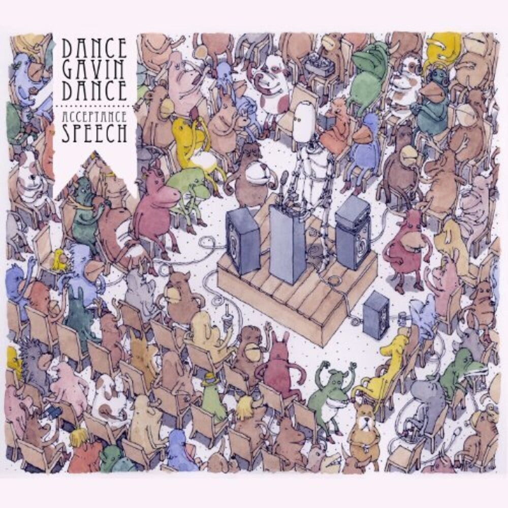 the album cover for Dance Gavin Dance - Acceptance Speech [Colored Vinyl]