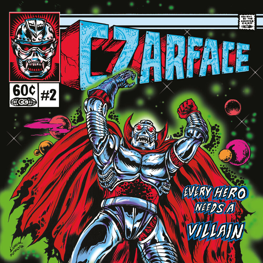 the album cover for Czarface / Inspectah Deck & 7l & Esoteric - Every Hero Needs a Villain