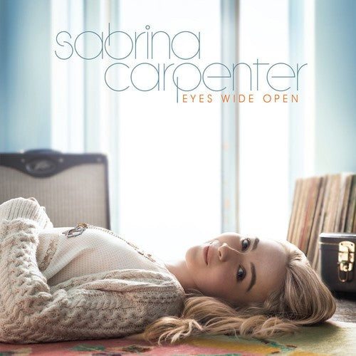 the album cover for Sabrina Carpenter - Eyes Wide Open