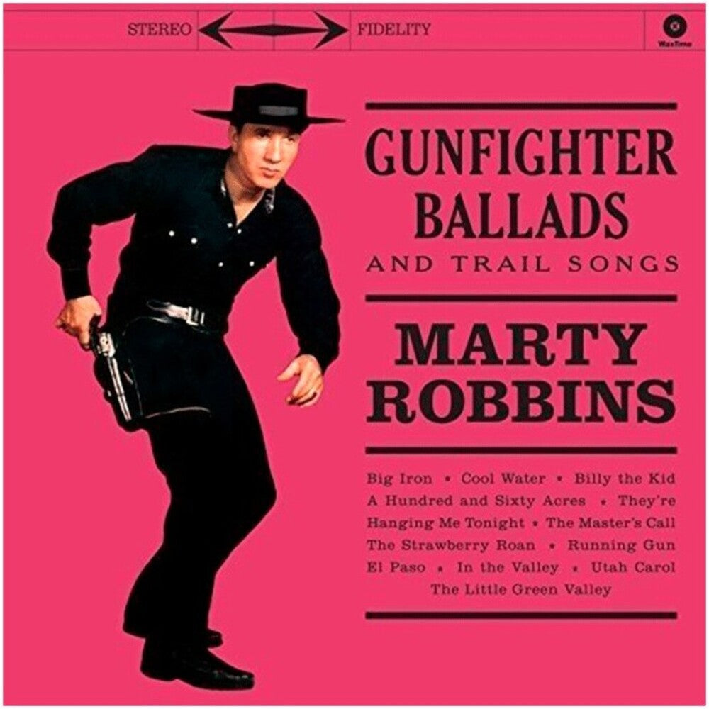 the album cover for Marty Robbins - Gunfighter Ballads & Trail Songs