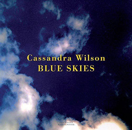 the album cover for Cassandra Wilson - Blue Skies