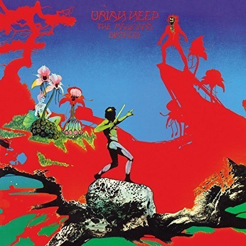 the album cover for Uriah Heep - Magician's Birthday