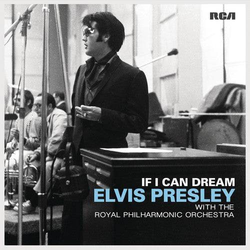 the album cover for Elvis Presley - If I Can Dream: Elvis Presley with the Royal Philharmonic Orchestra [Vinyl]