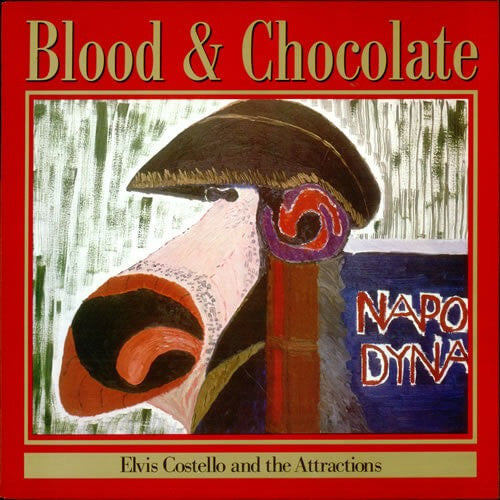 the album cover for Elvis Costello - Blood & Chocolate [Vinyl]