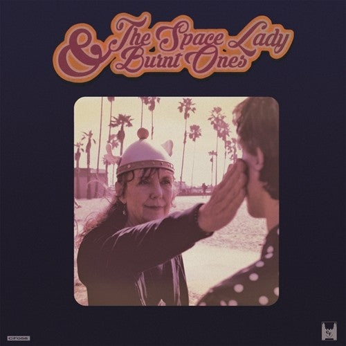 the album cover for Space Lady / Burnt Ones - Split