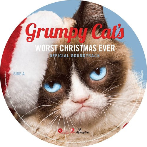 the album cover for Grumpy Cats Worst Christmas Ever / Various - Grumpy Cat's Worst Christmas Ever