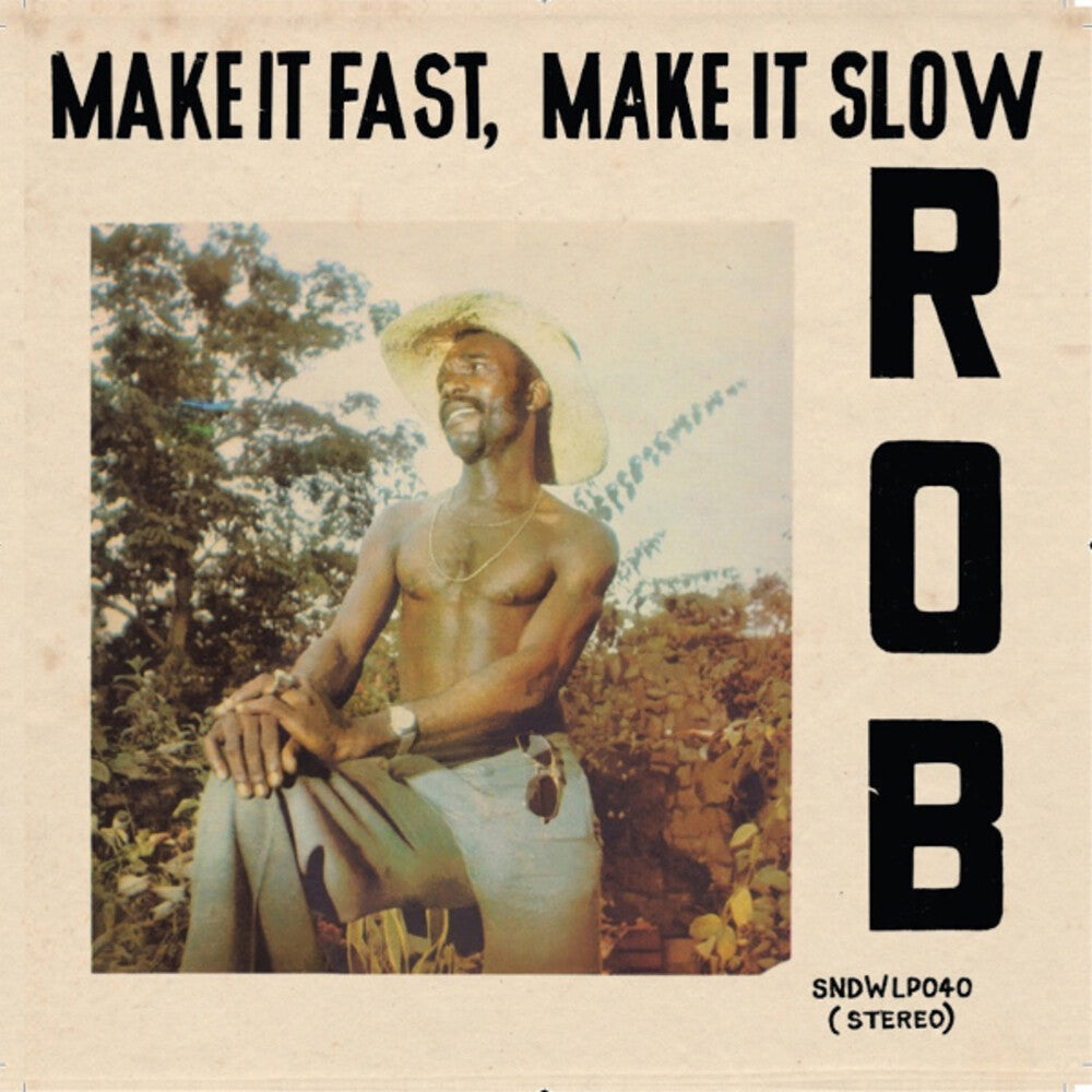 the album cover for Rob - Make It Fast Make It Slow