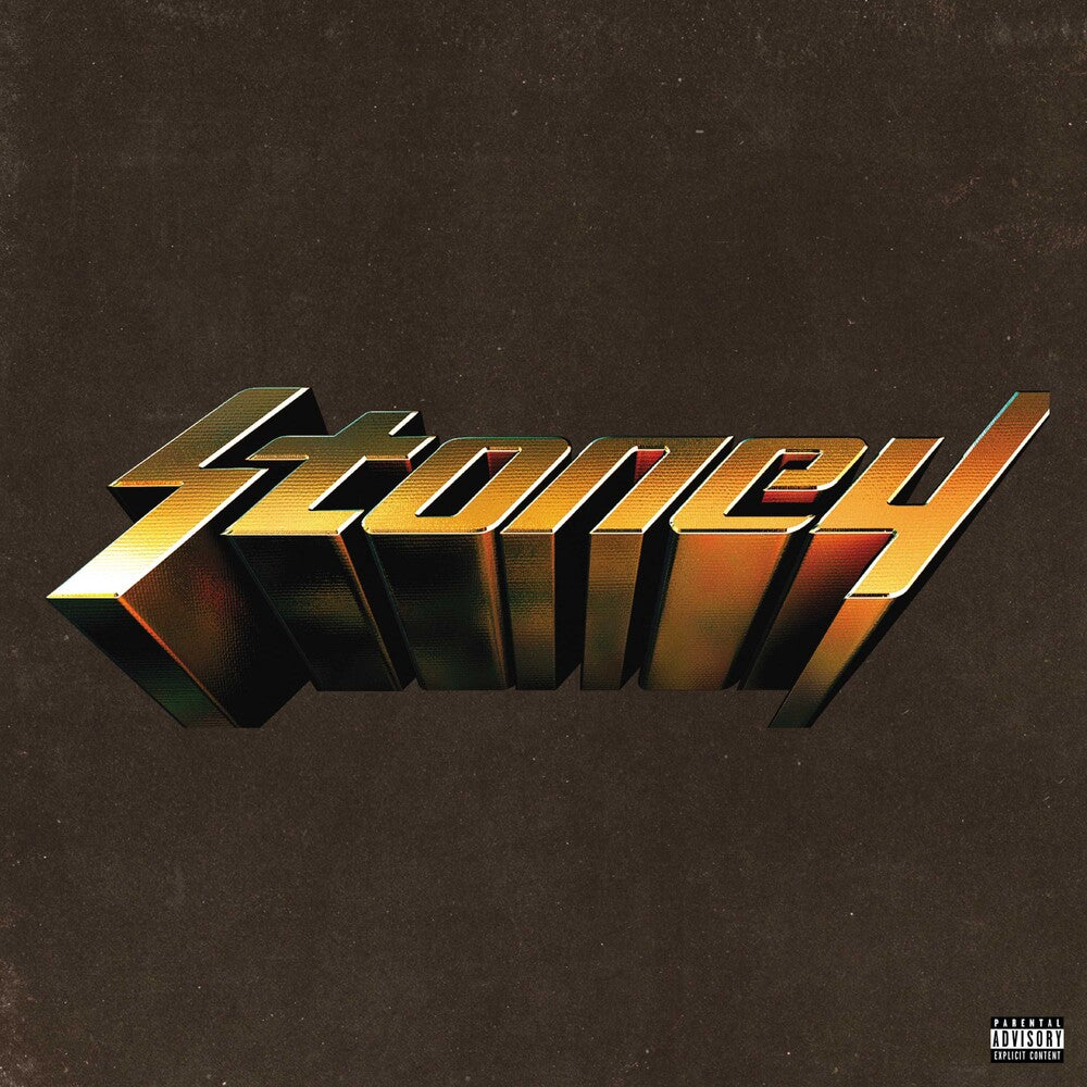 the album cover for Post Malone - Stoney [Orange LP]