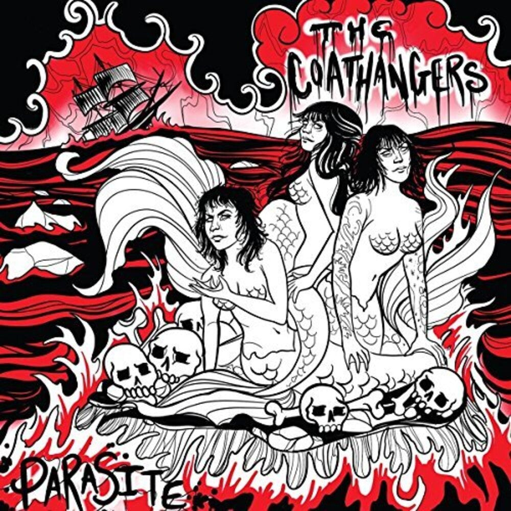 the album cover for The Coathangers - Parasite EP [Sea Green Vinyl w/ etching]