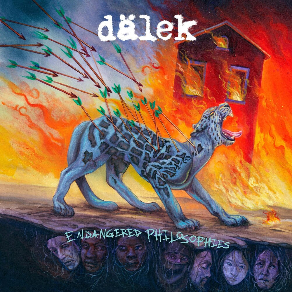 the album cover for Dälek (Dalek) - Endangered Philosophies [LP]