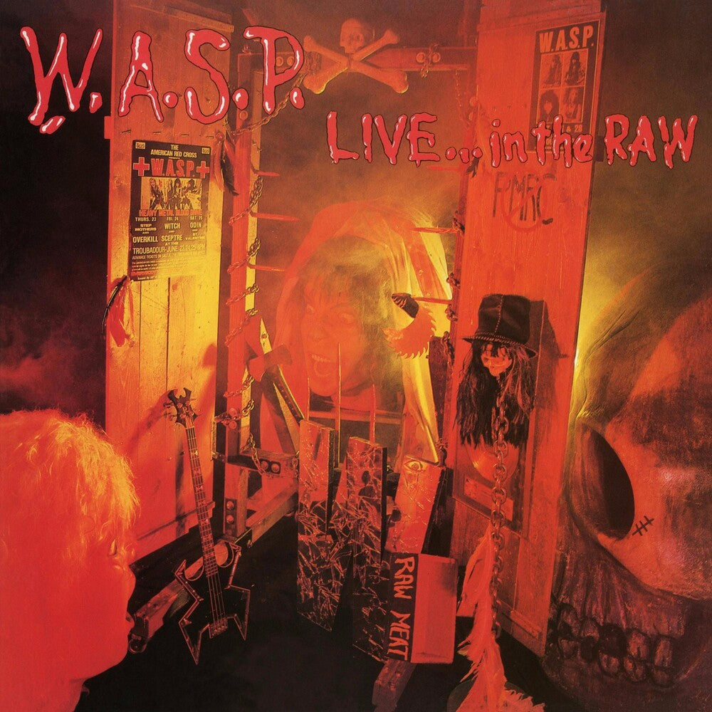 the album cover for Wasp - Live In The Raw