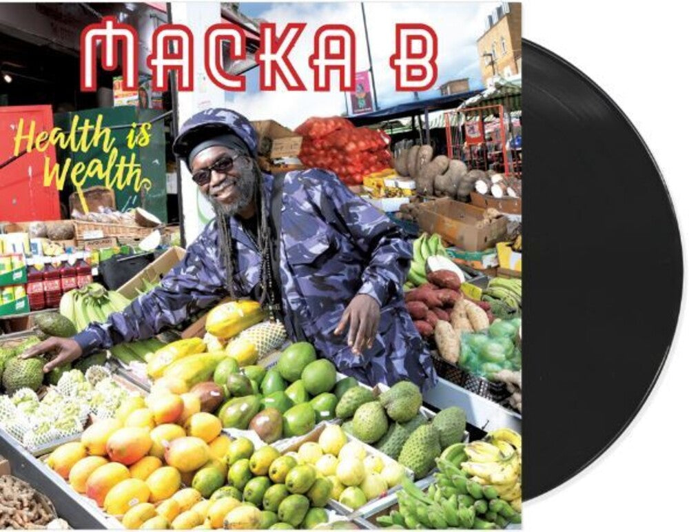 the album cover for Macka B - Health Is Wealth