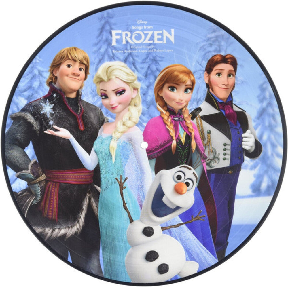 the album cover for Frozen [Disney Movie] - Songs From Frozen [Picture Disc LP]
