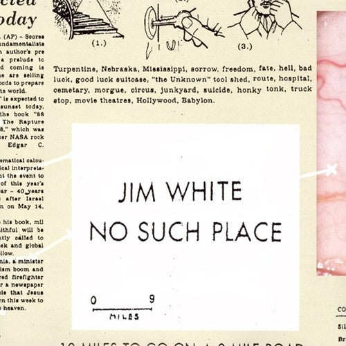 the album cover for Jim White - No Such Place [Vinyl]