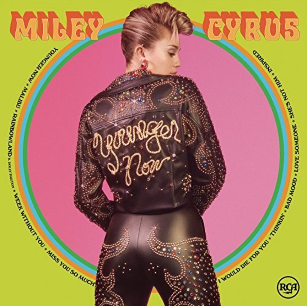 the album cover for Miley Cyrus - Younger Now [LP]