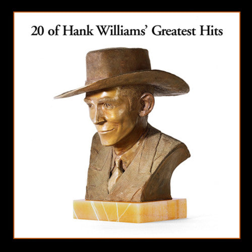 the album cover for Hank Williams - 20 Greatest Hits [LP]
