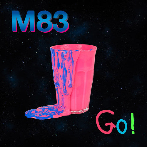 the album cover for M83 - Go! [Limited Edition Blue 12in Single]