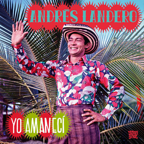 the album cover for Andrés Landero - Yo Amaneci