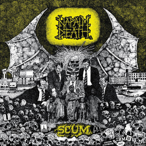 the album cover for Napalm Death - Scum