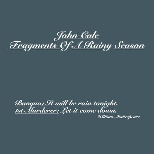 the album cover for John Cale - Fragments Of A Rainy Season [Vinyl]