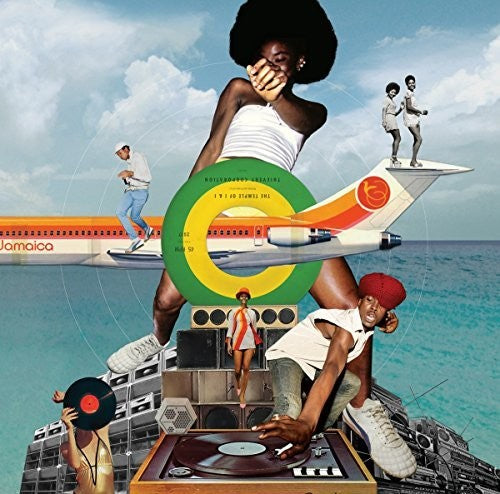 the album cover for Thievery Corporation - The Temple Of I & I