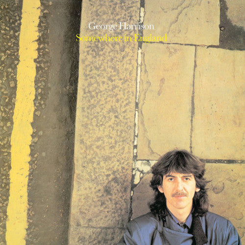 the album cover for George Harrison - Somewhere In England [LP]