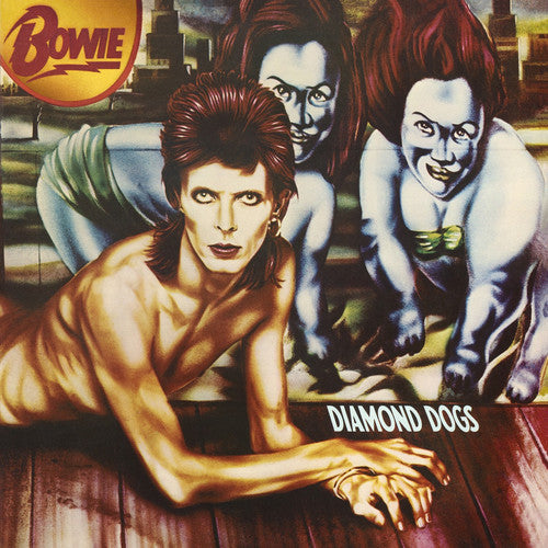 the album cover for David Bowie - Diamond Dogs: 2016 Remastered Version [LP]