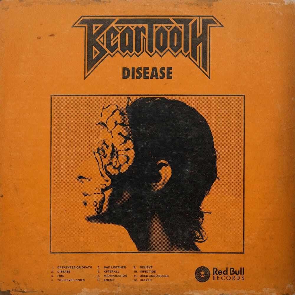 the album cover for Beartooth - Disease