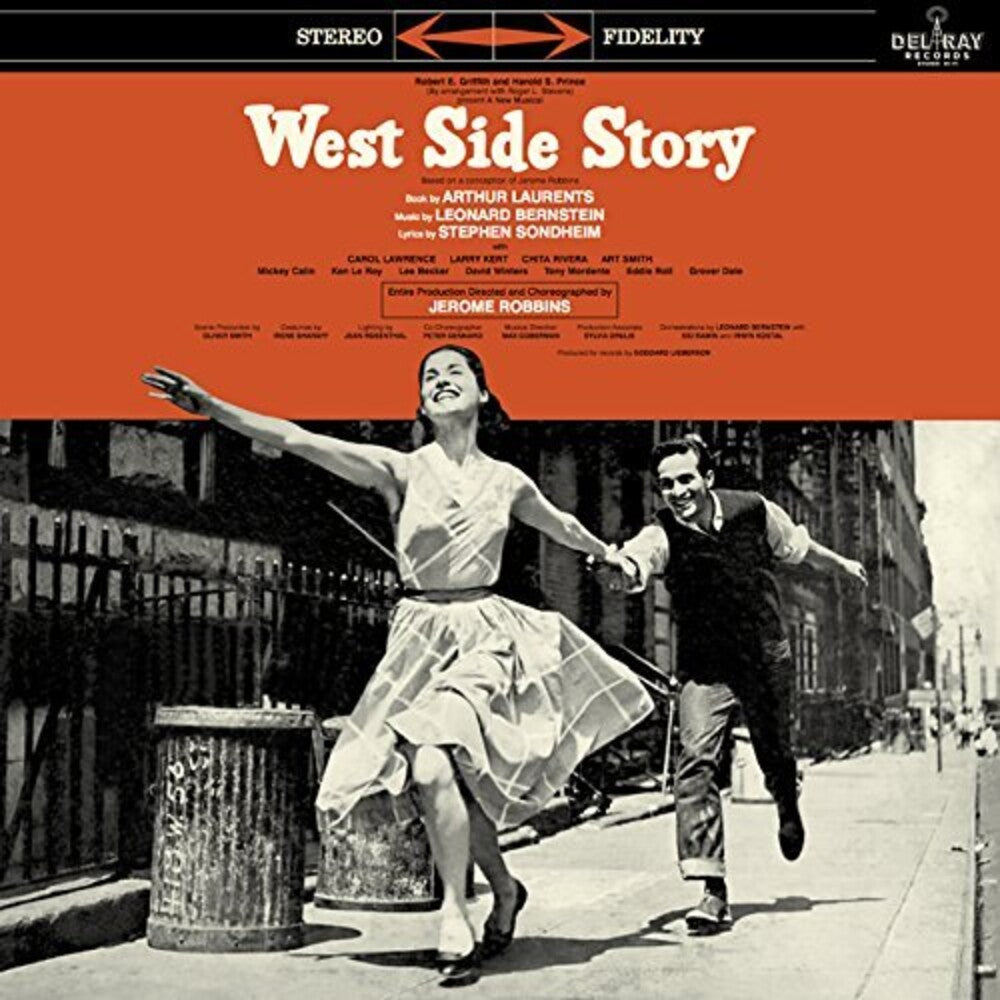 the album cover for Leonard Bernstein - West Side Story
