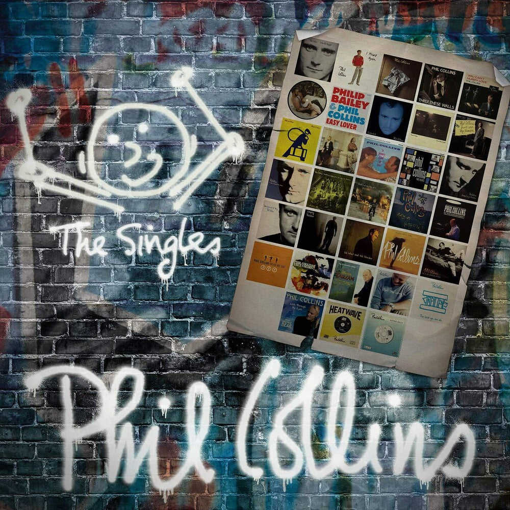 the album cover for Phil Collins - The Singles [2LP]